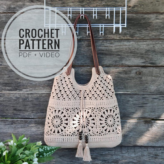Boho Summer Bag Crochet Pattern